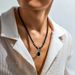 Tiger Stone Beaded Necklace For Hip Hop, Small Elegant, Simple And Personalized Men's Collarbone Chain Accessories_ipsvogv.com
