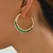Insen Sweet Cool Spicy Girl College Style for Women, Versatile with Grandmother Green Diamond Design , High End_ipsvogv.com