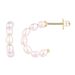 Women’s Jewelry Set Fashion Hot Selling Real Gold Brass Electroplating Simple Temperament Pearl String C Shaped Earrings LadiesEarrings_ipsvogv.com