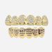 Unisex Jewelry Fashion diamond gold teeth playing card suit shape spades red peaches plums square A hip hop jewelryHIPHOP tooth_ipsvogv.com