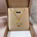 Titanium Steel 【 】 Personalized Temperament, Fashionable And Simple Birthday Gift Ins Crown Collarbone Micro Inlaid 【 】 Temperament,_ipsvogv.com