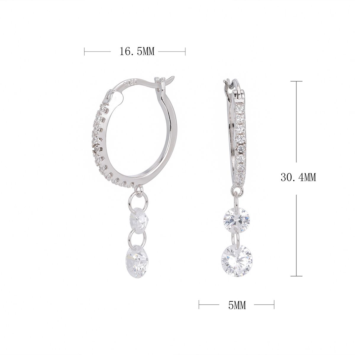 Korean Dongdaemun High End Design Sense S Pure Silver Ins Light Luxury Dynamic Ear Buckle Tassel Versatile Earrings For_ipsvogv.com