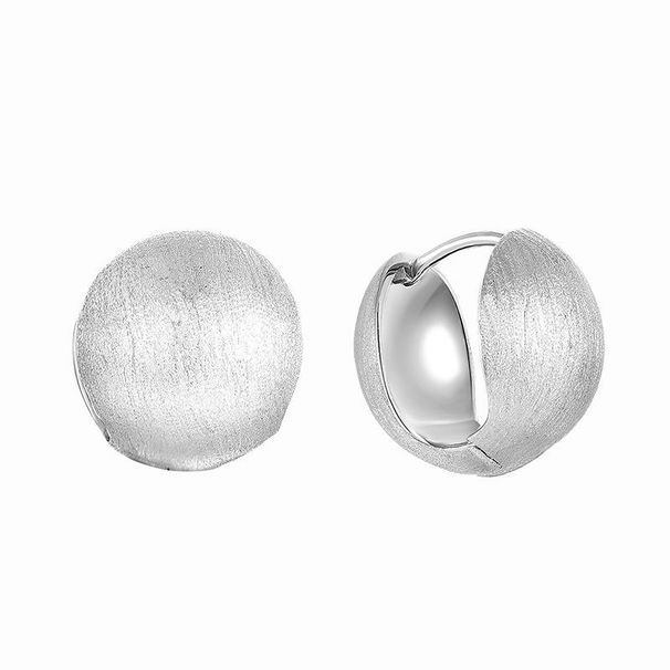 Brushed ball earrings for women, simple and elegant earrings, autumn and winter design, earrings_ipsvogv.com
