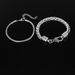 Trendy Punk Style Men's Alloy Braided Bracelet Accessories Jewelry_ipsvogv.com