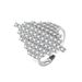 Exaggerated Cold Wind Instagram Geometric Polygonal Zircon Full Diamond Fashion Ring_ipsvogv.com