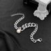 Cuban Diamond Pearl Stitching Hip Hop Simple Couple Retro Bracelet Design High Street Men And Women Bracelet_ipsvogv.com
