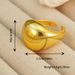Fashionable Geometric Shape Women's Adjustable Bridal Wedding Set Bohemian Gloss Bright Face Ring_ipsvogv.com