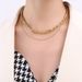 Necklace Ins Titanium Steel Chain Necklace Plated With Real Gold, You Don't Need To Take Off The Jewelry When Taking A Bath P064_ipsvogv.com