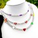 Hip Hop Heartbreak Tennis Chain Necklace For Men And Women - Silver Tone, 46cm & 51cm, Trendy Streetwear Jewelry Tennis Chain_ipsvogv.com