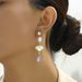 Small, fresh versatile women's with zircon pearl inlay, niche design earrings and jewelry_ipsvogv.com
