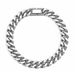 Men's Titanium Cuban Trendy Double-Sided Polished Bracelet Stainless Steel Jewelry Clasp Bangle Accessory_ipsvogv.com