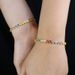 Women's Jewelry Heart Shaped Colored Zircon Tennis Chain Bracelet Popular Hip Hop Jewelry_ipsvogv.com