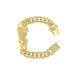Unisex New Style Goddess Of Wealth Diamond Bracelet Trendy Men's Retro Punk Metal Hip Hop Cuban Chain_ipsvogv.com