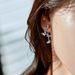 Cao Shichao Xianxiao Fresh Spliced Butterfly Earrings with Korean Elegant Style Beautiful Earrings, Japanese and_ipsvogv.com