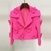 Women's Clothing Star Fashion Fluorescent Series Heavy duty Three dimensional Flower Decorated Short Suit Jacket_ipsvogv.com