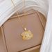 【 】 Bow Cat Light Luxury Charm Gorgeous Full Diamond Necklace White Set Women's Clavicle Titanium Steel Chain_ipsvogv.com