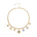 Women's Jewelry Mysticism Coin Diamond Embossed Small Pendant Bib Necklace Fashion Necklace_ipsvogv.com