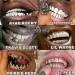 Real Gold Teeth Fang Grillz Punk Hip Hop Cubic Zircon Iced Out Vampire Dental Mouth Grills Braces Tooth Cap Rapper_ipsvogv.com