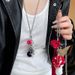 Xiaoyu Style Multi-Element Pool Ball Dice Pendant Necklace For Women Trendy Long Marland Sweater Chain_ipsvogv.com