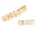 Unisex Hip Hop Braces Batch Flower Two Color 8 Braces HIP HOP Hip Hop Jewelry Gold Teeth_ipsvogv.com