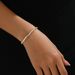 Ins Cool Wind Little Fresh Sweet for Women's Niche Inlaid Zircon Full Diamond Element Bracelet Copper Gold Plated_ipsvogv.com