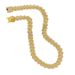 Hip Hop Style Alloy Full Diamond Cuban Chain Men's Versatile Trendy Necklace Accessories_ipsvogv.com