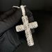 Ins Cross Zircon Pendant Fashion Diamond Studded Full Diamond Men's Pendant Necklace_ipsvogv.com