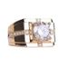 New High Carbon Simulation Men's Diamond Ring, Moissanite Gold-plated Domineering Wedding Ring_ipsvogv.com