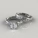 Sanjie New Fried Dough Twists Set Women's Fashion Twisted Diamond Engagement Wedding Ring_ipsvogv.com
