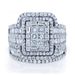 Cao Shi's new ring luxury exaggerated women's diamond pair ring set ring women's wedding ring_ipsvogv.com