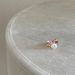 New Water Droplet Shaped Zircon For Women, Fashionable And Sweet Style, Index Finger Ring, Dual Diamond Niche Design,_ipsvogv.com