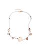 Beach Style Jewelry, Natural Shell Bead Pendant, Single-layer Necklace, Braided Rope, Adjustable Collarbone Chain_ipsvogv.com