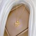 【 】 Pink Bow Light Luxury Charm Gorgeous Full Diamond Necklace Women's Versatile Clavicle Chain Titanium Steel_ipsvogv.com