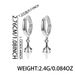 Ear Studs, Handsome Men, Single Personality, Trendy Hip-hop, Versatile Earrings, Niche Fashion, Light Luxury Design,_ipsvogv.com