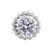 Live Set With Queen Five Carat Luxury Mosan Diamond Ring, Women's Style_ipsvogv.com