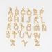 Women's Jewelry Exquisite And Simple Micro Inlaid Zircon English 26 Letter Pendant Necklace 14k Gold Color Preserving Pendant DIY Jewelry Accessories_ipsvogv.com