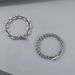 Titanium Steel Men's Trendy Hip-Hop Simple Bracelet OT Buckle Split Angle Flower Basket Chain Casual Style Hand Jewelry_ipsvogv.com