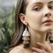 Handmade tassel earrings for women retro ethnic style long earrings Bohemian personality earrings jewelry earrings_ipsvogv.com