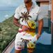 Men's Clothing polo shirt solid color plus size casual 3D printed zipper short sleeve suit lapel collar men's short sleeve_ipsvogv.com