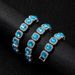 Women’s Jewelry Set Fashion Alloy High End Fashion Light Luxury Rhinestone Rock Sugar Necklace Ladies Light Blue Necklace Jewelry_ipsvogv.com