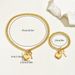 Feng Lady Love Bracelet Necklace Set Personalized Electroplating Niche Design Clavicle Chain Handmade_ipsvogv.com