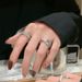 【 1103 Positive Reviews 】 Small Niche Super Flash Inlaid Zircon Ring For Female Students, Fashionable High-end, Ins Cool_ipsvogv.com