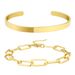 Women's Jewelry Fashion Simple Stainless Steel Love Knotted Bracelet Geometric Claw Chain Tennis Chain Women's Hand Jewelry_ipsvogv.com