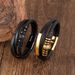 Men's Jewelry Retro Braided Leather Rope Bracelet Couple Bracelet Stainless Steel Magnetic Buckle Leather Braided Bracelet_ipsvogv.com