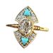 Sanjieins New Handjewelry Nepalese Handmade Oil Drop Gold Ring Ethnic Style Jewelry_ipsvogv.com