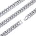 Men's hip hop trend diamond Cuban chain personality street trend couple versatile clavicle chain_ipsvogv.com