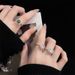 New Handheld Flower Set With Zircon Open Ring, Niche Design, Colorful Treasure Twisted Rope, Light Luxury And High-end_ipsvogv.com