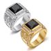 New Style Titanium Steel/316 Stainless Steel Inlaid Colorful Masonic AG Ring_ipsvogv.com