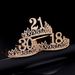 Large Alloy Full Diamond Digital Crown 40 50 80th Birthday Headband Etiquette Belt Crown Shoulder Strap Belt Set_ipsvogv.com