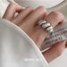 Women's Colorless Moonlight Stone With Spanish Opening, High End Design, Cold Wind Pearl Ring_ipsvogv.com